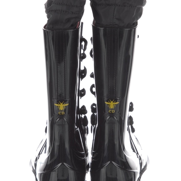 Christian Dior DiorCamp Mid-Calf Rain Boots RARE FIND - pristine condition!! - Picture 5 of 6
